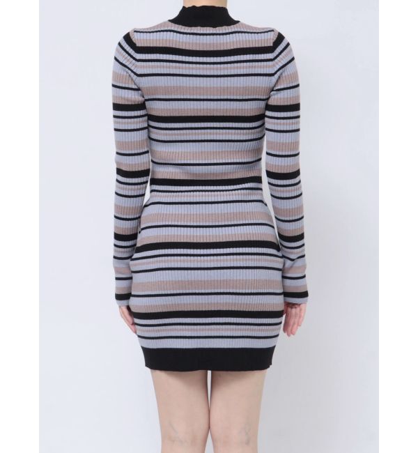 MURUA「ボトルネックニットミニワンピース」|ワンピース|