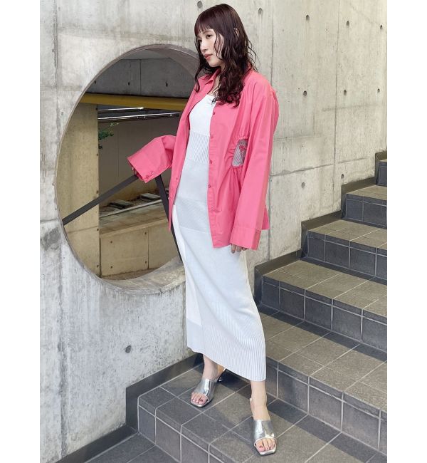 MURUA「サイドホールギャザーシャツ【WEB限定】【ブラウス】」|シャツ・ブラウス|