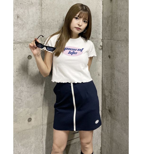 MURUA「フロントジップミニスカート」|スカート|