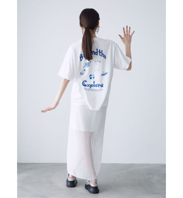 MURUA「エイリアンプリントTシャツ」|Tシャツ・カットソー|