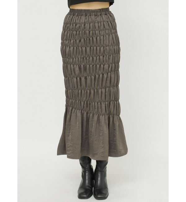 MURUA「シャーリングスカート」|スカート|