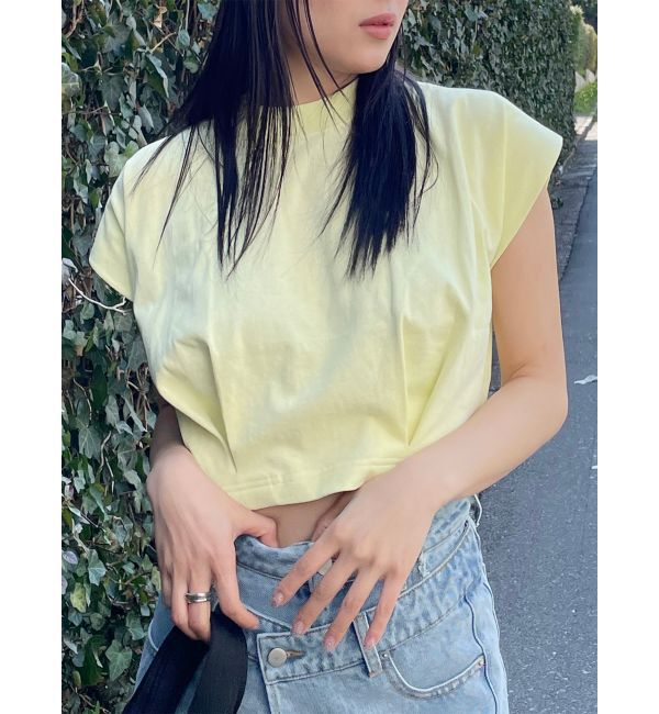 MURUA「ヘムタックタンクトップ」|Tシャツ・カットソー|イエロー