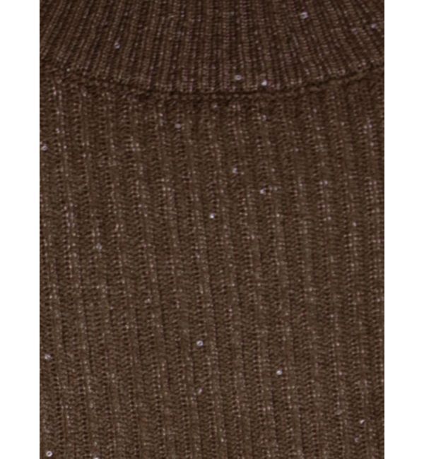 MURUA「スパンコールハーフスリーブニット」|ニット・セーター|