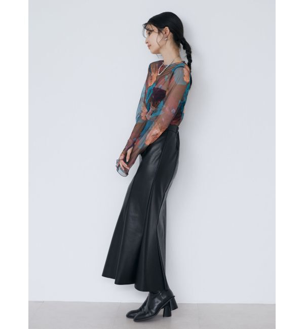 MURUA「ペイントチュールトップス【WEB限定】」|Tシャツ・カットソー|