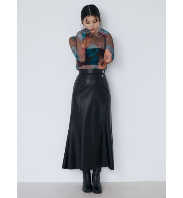 MURUA「ペイントチュールトップス【WEB限定】」|Tシャツ・カットソー|