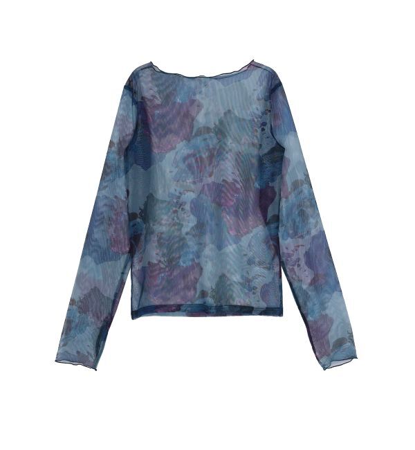 MURUA「ペイントチュールトップス【WEB限定】」|Tシャツ・カットソー|