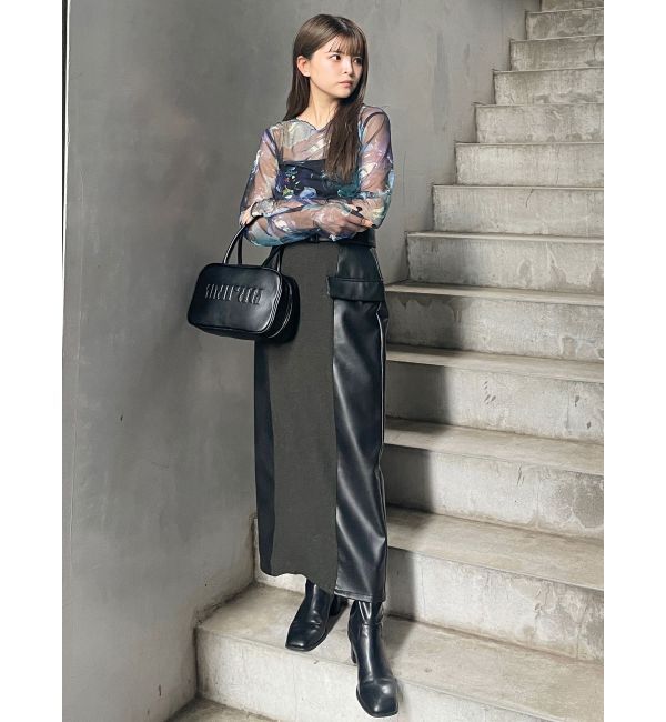 MURUA「ペイントチュールトップス【WEB限定】」|Tシャツ・カットソー|