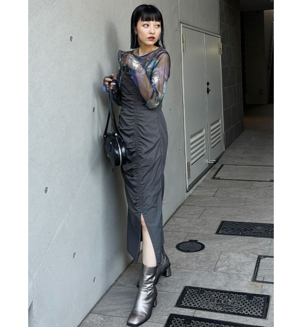 MURUA「ペイントチュールトップス【WEB限定】」|Tシャツ・カットソー|