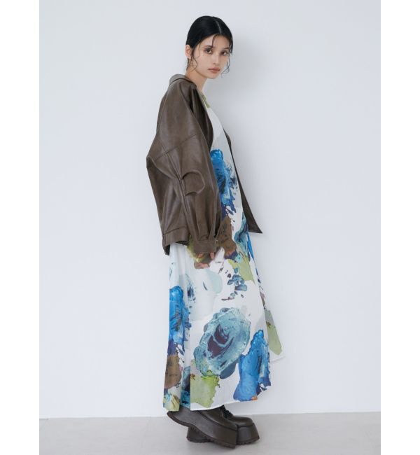 MURUA「ペイントシアーワンピース【WEB限定】」|ワンピース|