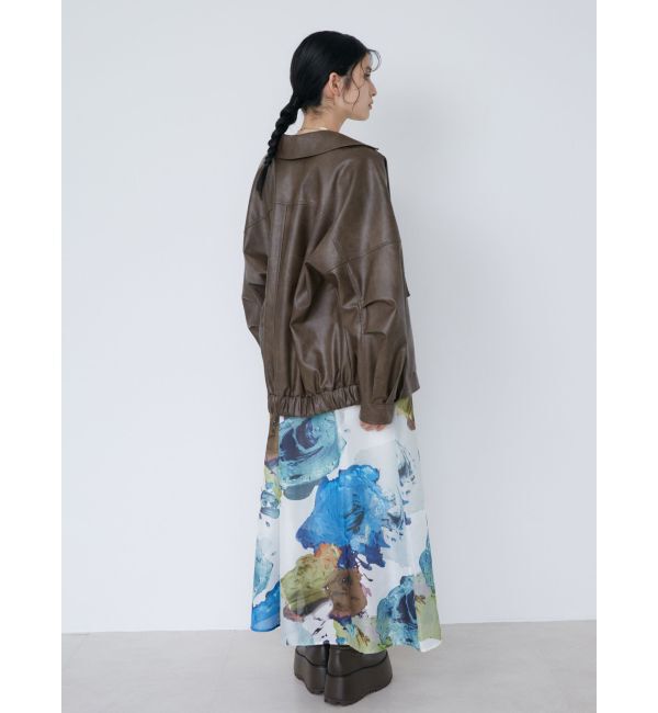 MURUA「ペイントシアーワンピース【WEB限定】」|ワンピース|