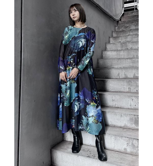 MURUA「ペイントシアーワンピース【WEB限定】」|ワンピース|