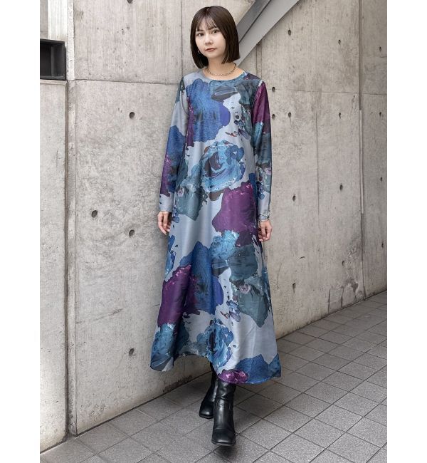 MURUA「ペイントシアーワンピース【WEB限定】」|ワンピース|