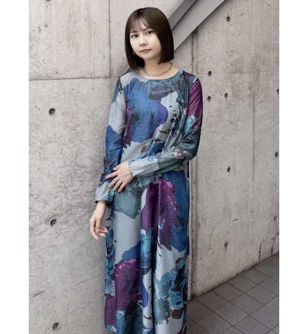 MURUA「ペイントシアーワンピース【WEB限定】」|ワンピース|