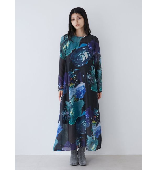 MURUA「ペイントシアーワンピース【WEB限定】」|ワンピース|