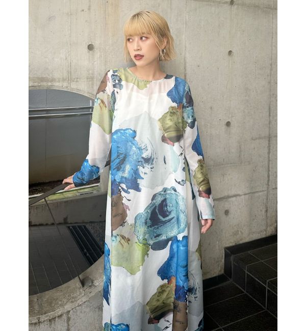 MURUA「ペイントシアーワンピース【WEB限定】」|ワンピース|