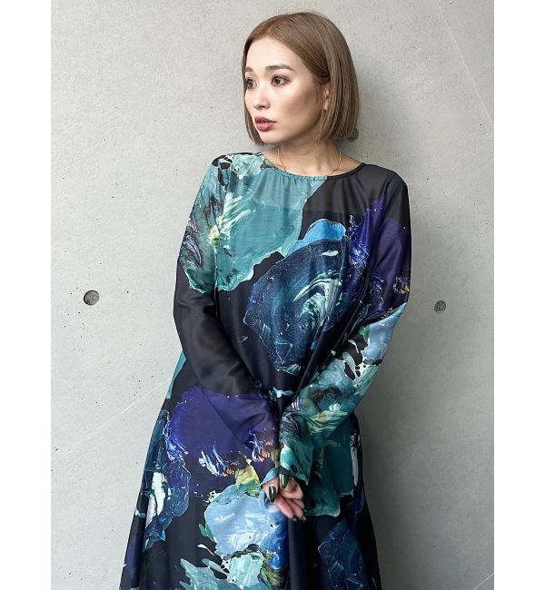 MURUA「ペイントシアーワンピース【WEB限定】」|ワンピース|