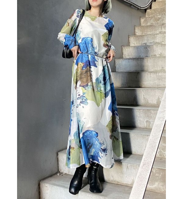 MURUA「ペイントシアーワンピース【WEB限定】」|ワンピース|