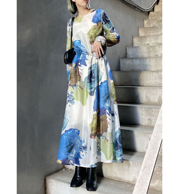 MURUA「ペイントシアーワンピース【WEB限定】」|ワンピース|