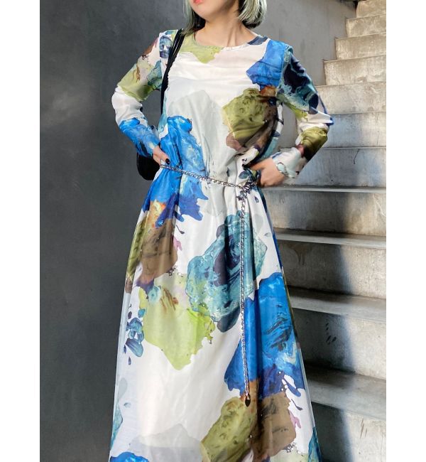 MURUA「ペイントシアーワンピース【WEB限定】」|ワンピース|