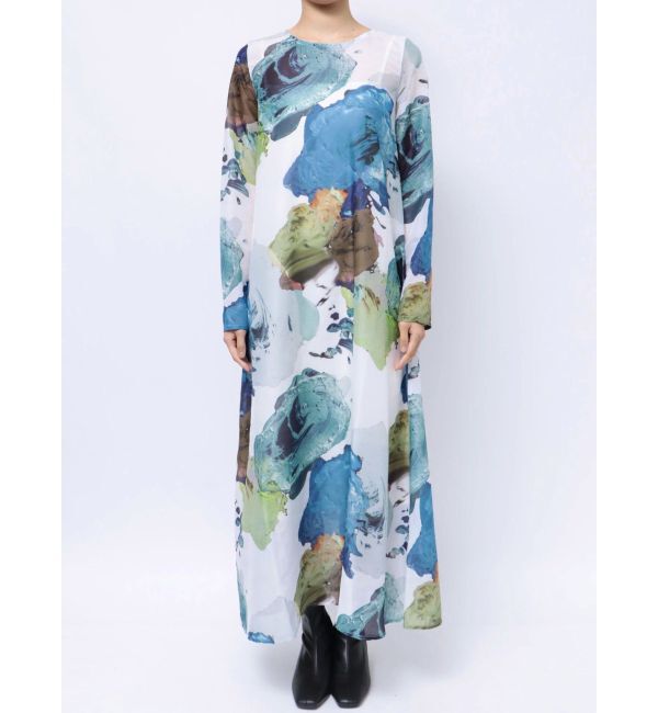 MURUA「ペイントシアーワンピース【WEB限定】」|ワンピース|