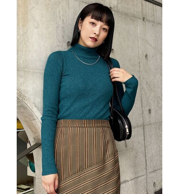 MURUA「ルーズネックミニマルタートル」|ニット・セーター|