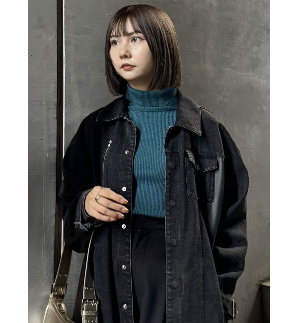 MURUA「ルーズネックミニマルタートル」|ニット・セーター|