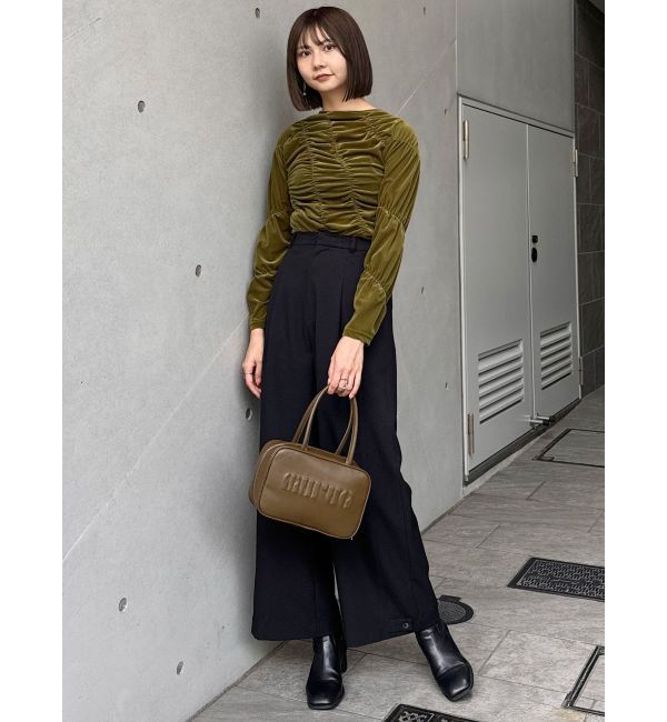 MURUA「ベロアシャーリングトップス」|Tシャツ・カットソー|