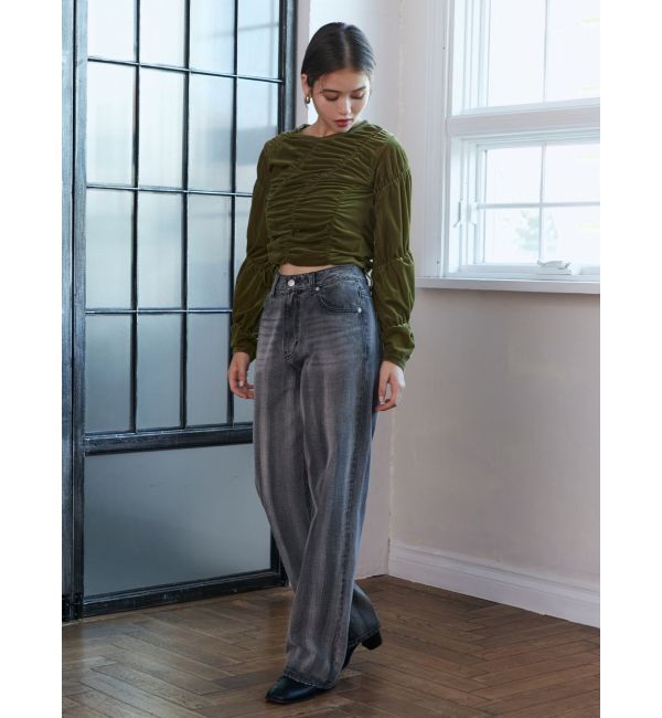 MURUA「ベロアシャーリングトップス」|Tシャツ・カットソー|