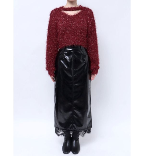 MURUA「フェザーチョーカーニット」|ニット・セーター|