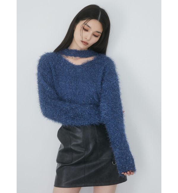 MURUA「フェザーチョーカーニット」|ニット・セーター|