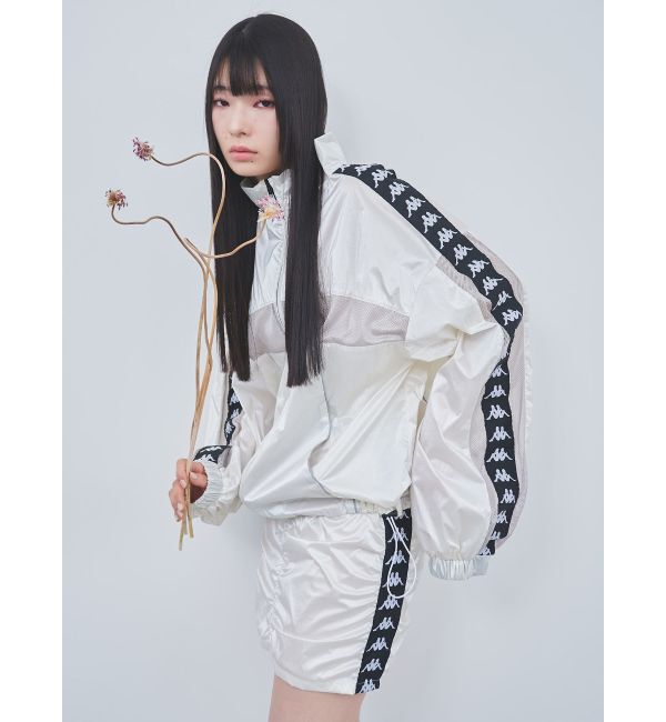 MURUA「【Kappa】シャーリングナイロンスカート【セットアップ着用可】」|スカート|