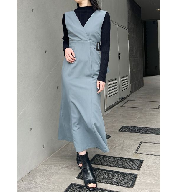 MURUA「カシュクールマーメイドジャンパースカート」|ワンピース|