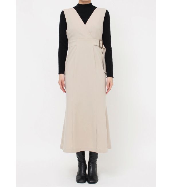 MURUA「カシュクールマーメイドジャンパースカート」|ワンピース|