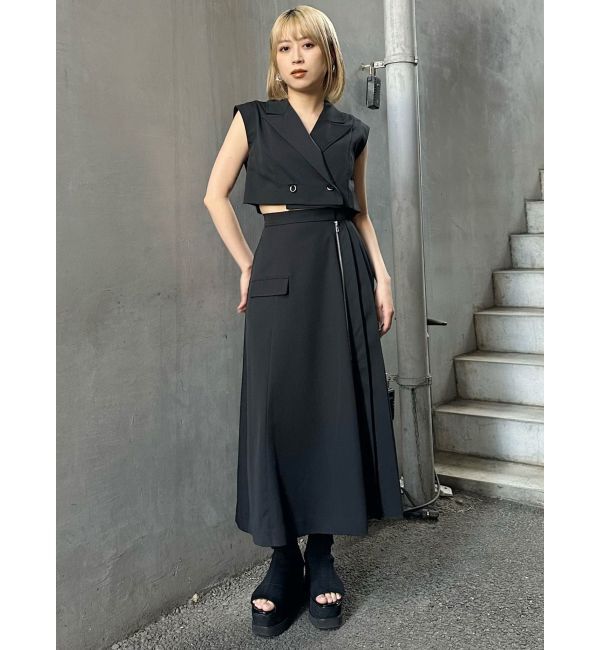 MURUA「リングボタンテーラードワンピース」|ワンピース|