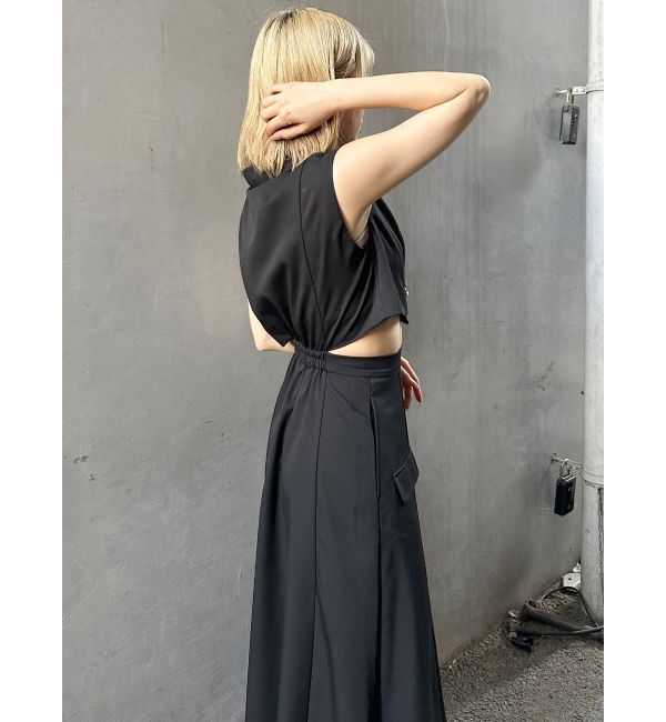 MURUA「リングボタンテーラードワンピース」|ワンピース|