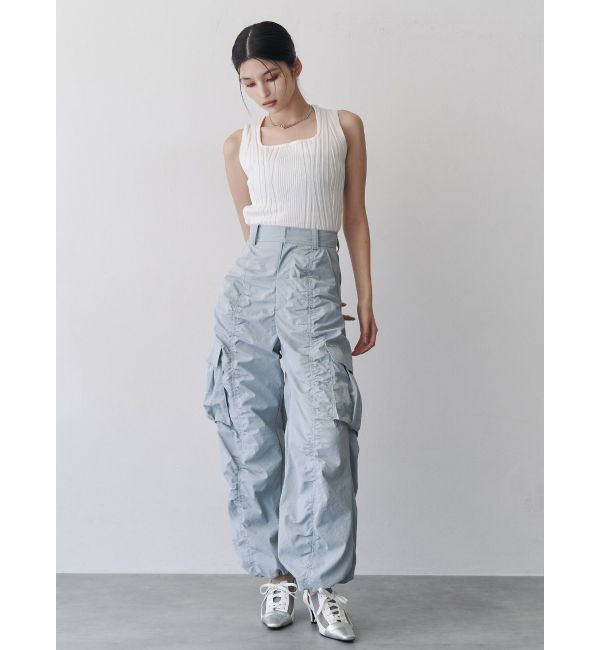 MURUA「スクエアキーネックニットタンク」|タンクトップ|