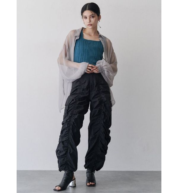 MURUA「スクエアキーネックニットタンク」|タンクトップ|