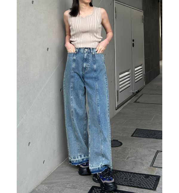 MURUA「スクエアキーネックニットタンク」|タンクトップ|