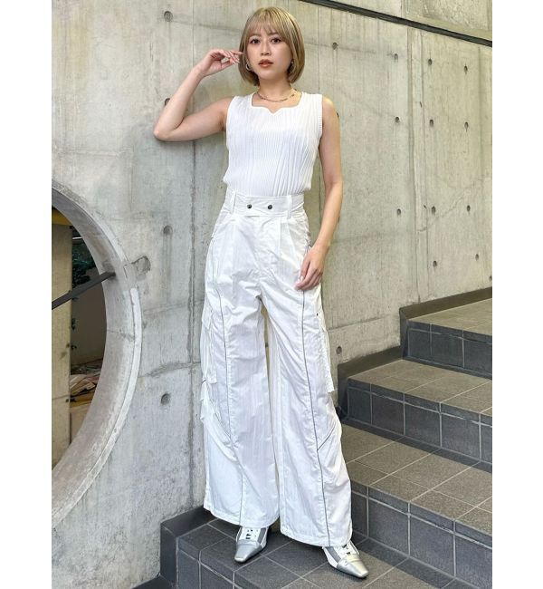 MURUA「スクエアキーネックニットタンク」|タンクトップ|