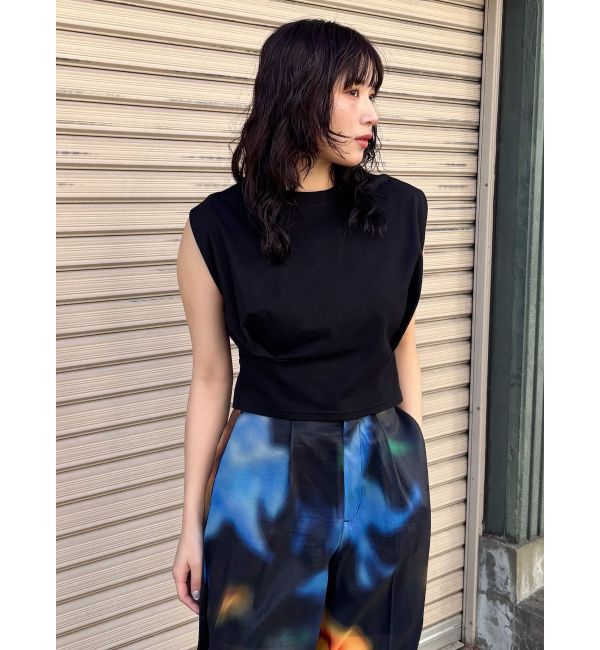 MURUA「ウエストタックノースリトップス」|Tシャツ・カットソー|