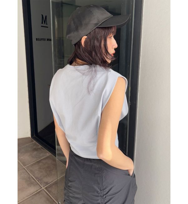 MURUA「ウエストタックノースリトップス」|Tシャツ・カットソー|
