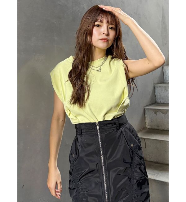 MURUA「ウエストタックノースリトップス」|Tシャツ・カットソー|