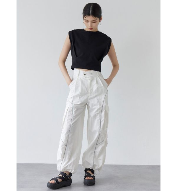 MURUA「ウエストタックノースリトップス」|Tシャツ・カットソー|