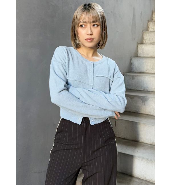 MURUA「スウィッチングカーデ」|カーディガン|