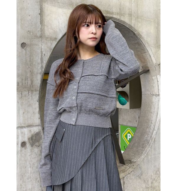 MURUA「スウィッチングカーデ」|カーディガン|