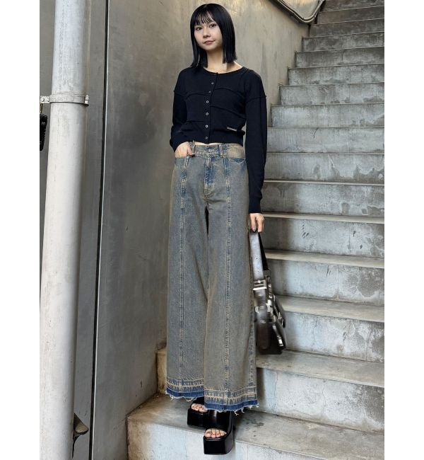 MURUA「スウィッチングカーデ」|カーディガン|