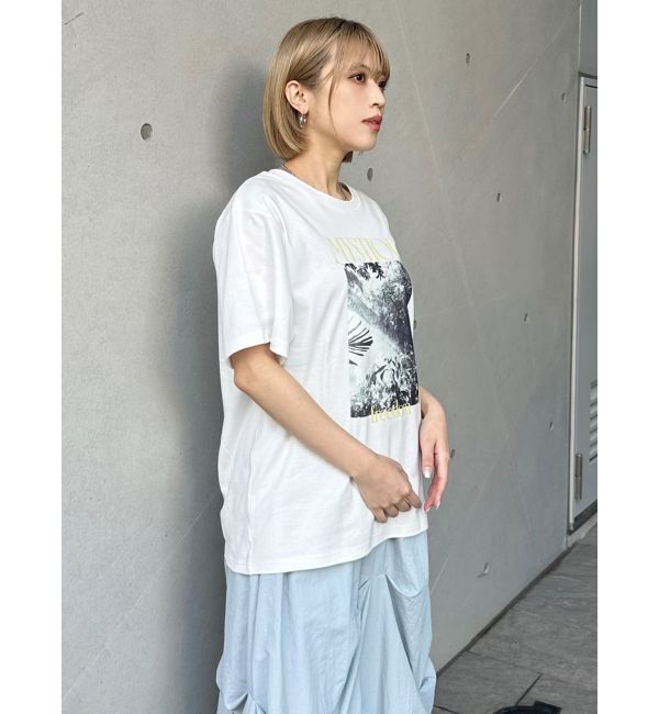 MURUA「グラフィックオーバーTシャツ」|Tシャツ・カットソー|