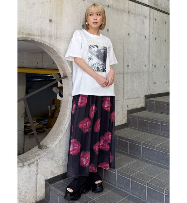 MURUA「グラフィックオーバーTシャツ」|Tシャツ・カットソー|