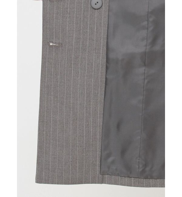 MURUA「ピークドラペルダブルミドルジレ」|ベスト・ジレ|