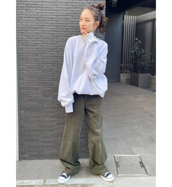 Ungrid「センタープレスカラーコーデュロイパンツ」|その他|